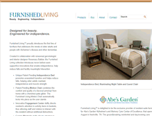 Tablet Screenshot of furnishedliving.org